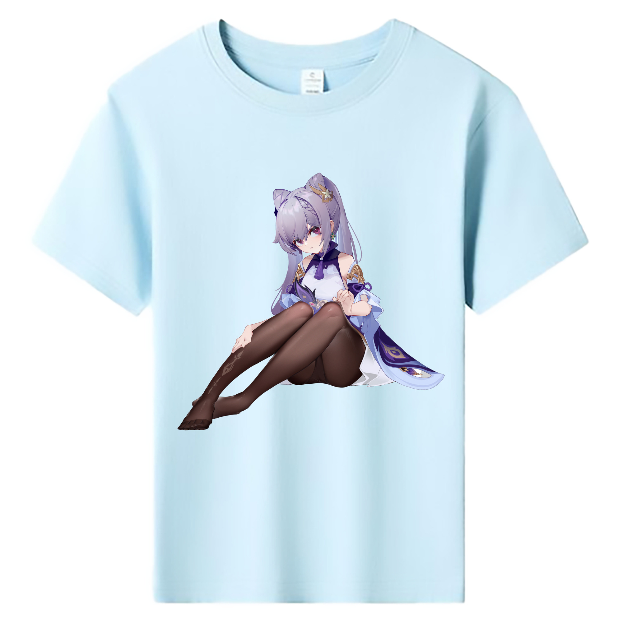 げんし神 刻晴 こくせい genshin Kokusei 綿100％キッズTシャツ（フロントプリント）